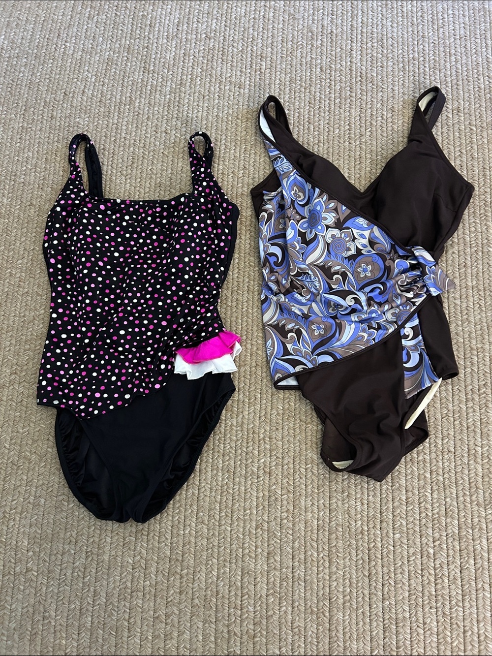 Size 14 one piece bathing suits!  2 for 1!!!